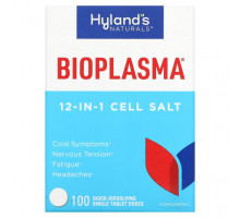 Травы и натуральные средства Hyland's Naturals, 12-в-1 клеточная соль, 100 быстрорастворимых отдельных таблеток