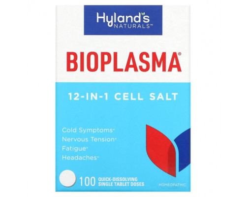 Травы и натуральные средства Hyland's Naturals, 12-в-1 клеточная соль, 100 быстрорастворимых отдельных таблеток Травы и натуральные средства Hyland's Naturals, 12-в-1 клеточная соль, 100 быстрорастворимых отдельных таблеток