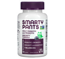 SmartyPants, Complete, Пробиотик для Взрослых, Голубика, 60 Жевательных Сладостей