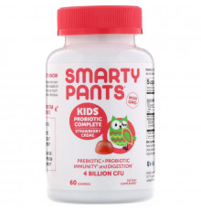 SmartyPants, Complete, Детский Пробиотик, Клубничный Крем, 60 Жевательных Сладостей