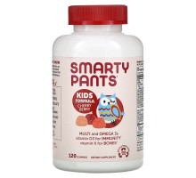 SmartyPants, Kids Complete, Мультивитамины, Омега 3 Рыбий жир, Витамин D3 и B12, Вишня, 120 жевательных таблеток