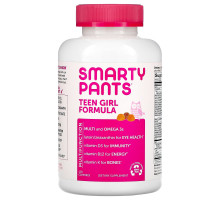SmartyPants, Девчонка! Полный комплекс мультивитаминов, лимон-лайм, ягодный микс, кислое яблоко, 120 жевательных таблеток