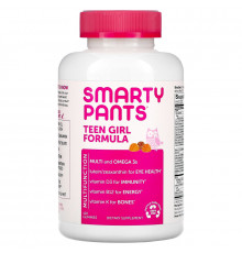 SmartyPants, Девчонка! Полный комплекс мультивитаминов, лимон-лайм, ягодный микс, кислое яблоко, 120 жевательных таблеток