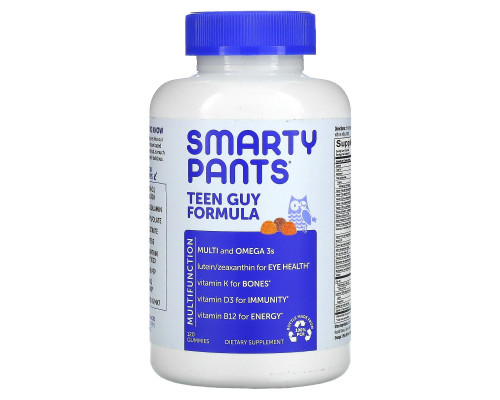 SmartyPants, Teen Guy! Compete, More Than A Multivitamin, 120 Gummies SmartyPants, Teen Guy! Compete, More Than A Multivitamin, 120 Gummies