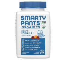 SmartyPants, Органический продукт, Полноценные витамины для мужчин, 120 вегетарианских жевательных таблеток