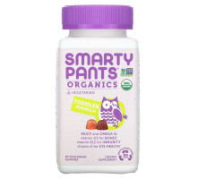 SmartyPants, Органический продукт, Полноценные витамины для малышей, 60 вегетарианских жевательных таблеток