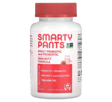 SmartyPants, Adult Prebiotic and Probiotic, Strawberry Creme, 7 Billion CFU, 60 Gummies