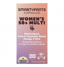 SmartyPants, Мультивитамины для женщин старше 50 лет, 30 вегетарианских капсул