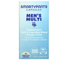 SmartyPants, Men's Multi, 30 Vegetarian Capsules