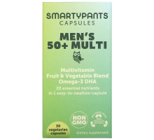 SmartyPants, Men's 50+ Multi, 30 Vegetarian Capsules