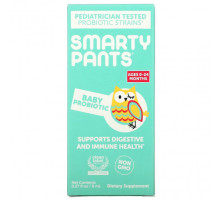 Детское здоровье SmartyPants, Детский пробиотик, 0–24 месяца, без добавок, 8 мл (0,27 жидк. Унции)