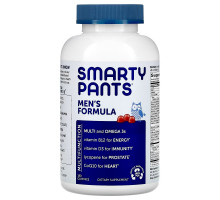 SmartyPants, Men's Complete Multi + Omega 3s + CoQ10, 180 Gummies
