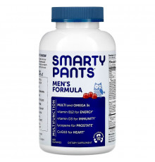 SmartyPants, Men's Complete Multi + Omega 3s + CoQ10, 180 Gummies