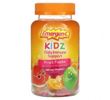 Детское здоровье Emergen-C, Ежедневная поддержка иммунитета для детей, Fruit Fiesta, 44 жевательные мармеладки