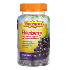 Фрукты и ягоды Emergen-C, Бузина`` 36 жевательных таблеток