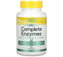 Super Nutrition, Simply One, Complete Enzymes, 90 Capsules
