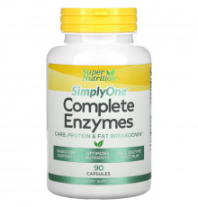 Super Nutrition, Simply One, Complete Enzymes, 90 Capsules