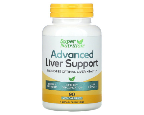 Super Nutrition, Advanced Liver Support, 90 Veg Capsules Super Nutrition, Advanced Liver Support, 90 Veg Capsules