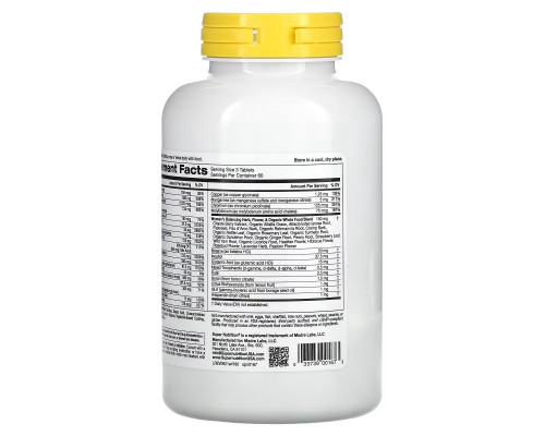 Super Nutrition, Women's Blend, Daily Multivitamin Plus Balancing Botanicals, Iron Free, 180 Tablets Super Nutrition, Women's Blend, Daily Multivitamin Plus Balancing Botanicals, Iron Free, 180 Tablets