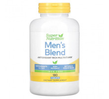 Мужское здоровье Men's Blend, Antioxidant-Rich Multivitamin Plus Whole Food Power Blend, Iron Free, 180 Tablets