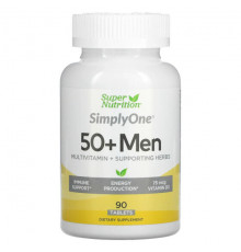 Мужское здоровье SimplyOne, Men’s 50+ Multivitamin with Supporting Herbs, 90 Tablets