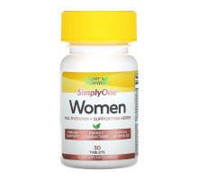 Super Nutrition, SimplyOne, Women, Triple Power Multivitamin, 30 Tablets