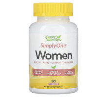 Super Nutrition, SimplyOne, Women’s Multivitamin + Supporting Herbs, 90 Tablets