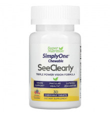 Для глаз SimplyOne See Clearly, Triple Power Vision Formula, Wild-Berry , 30 Chewable Tablets