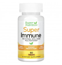Super Nutrition, Super Immune, Immune-Strengthening Multivitamin with Glutathione, 60 Tablets