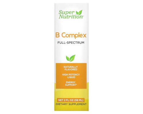 Super Nutrition, B Complex, 2 fl oz (59 ml) Super Nutrition, B Complex, 2 fl oz (59 ml)