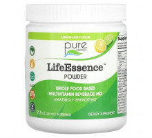 Витаминно-минеральные комплексы Pure Essence, Порошок LifeEssence, со вкусом лимона и лайма, 207 г