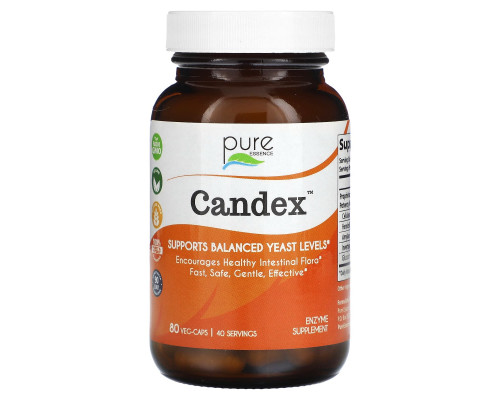 Pure Essence, Candex`` 80 растительных капсул Pure Essence, Candex`` 80 растительных капсул