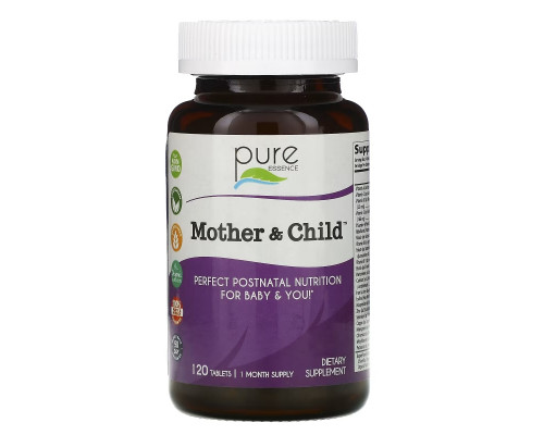 Pure Essence, Mother & Child, 120 Tablets Pure Essence, Mother & Child, 120 Tablets