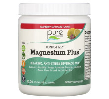 Pure Essence Ionic-Fizz Magnesium Plus Raspberry Lemonade Flavor 12.06 oz (342 g)