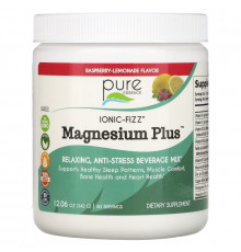 Pure Essence Ionic-Fizz Magnesium Plus Raspberry Lemonade Flavor 12.06 oz (342 g)