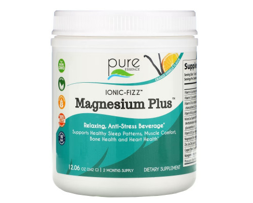 Pure Essence, Ionic-Fizz Magnesium Plus, Orange-Vanilla, 12.06 oz (342 g) Pure Essence, Ionic-Fizz Magnesium Plus, Orange-Vanilla, 12.06 oz (342 g)