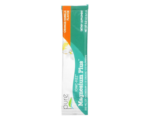 Pure Essence, Ionic-Fizz, Magnesium Plus, апельсин и ваниль, 30 пакетиков по 5,7 г (0,2 унции) Pure Essence, Ionic-Fizz, Magnesium Plus, апельсин и ваниль, 30 пакетиков по 5,7 г (0,2 унции)
