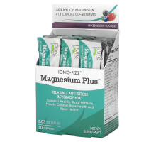 Pure Essence, Magnesium Plus, Relaxing, Anti-Stress Beverage Mix, Mixed Berry, 6.03 oz (171 g)