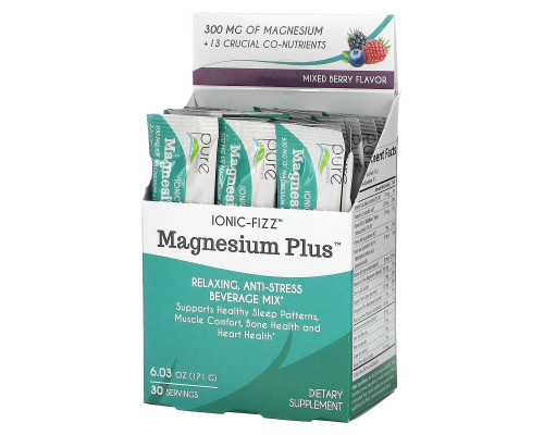 Pure Essence, Magnesium Plus, Relaxing, Anti-Stress Beverage Mix, Mixed Berry, 6.03 oz (171 g) Pure Essence, Magnesium Plus, Relaxing, Anti-Stress Beverage Mix, Mixed Berry, 6.03 oz (171 g)