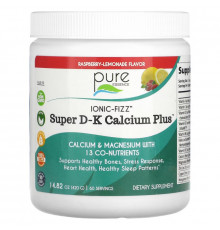 Pure Essence Ionic-Fizz Супер D-K Calcium Plus малиновый лимонад 1482 унции (420 г)