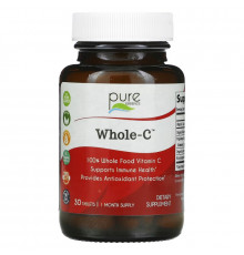 Pure Essence Whole C Whole Food Vitamin C 30 Tablets