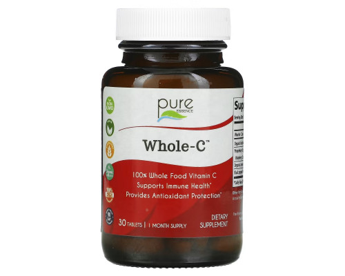 Pure Essence Whole C Whole Food Vitamin C 30 Tablets Pure Essence Whole C Whole Food Vitamin C 30 Tablets