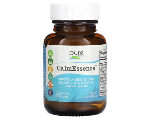 Улучшение памяти и работы мозга Pure Essence, CalmEssence`` 15 растительных капсул Улучшение памяти и работы мозга Pure Essence, CalmEssence`` 15 растительных капсул