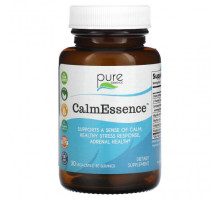 Улучшение памяти и работы мозга Pure Essence, CalmEssence, 30 растительных капсул