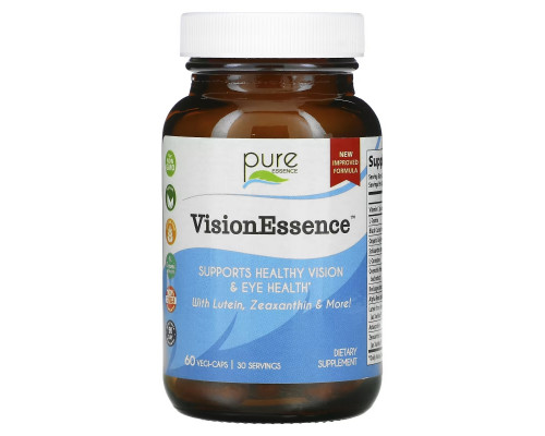 Pure Essence, VisionEssence, 60 Vegi-Caps Pure Essence, VisionEssence, 60 Vegi-Caps