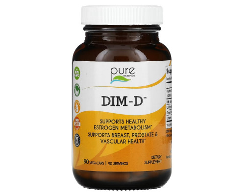 Pure Essence, DIM-D, 90 вегетарианских капсул Pure Essence, DIM-D, 90 вегетарианских капсул