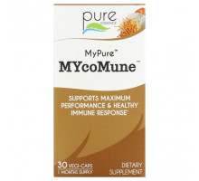 БАДы для укрепления иммунитета Pure Essence, MyPure, MYcoMUNE, 30 растительных капсул