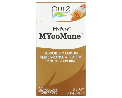 БАДы для укрепления иммунитета Pure Essence, MyPure, MYcoMUNE, 30 растительных капсул БАДы для укрепления иммунитета Pure Essence, MyPure, MYcoMUNE, 30 растительных капсул