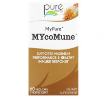 БАДы для укрепления иммунитета Pure Essence, MyPure, MYcoMUNE, 60 растительных капсул