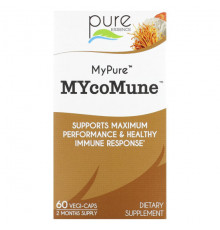 БАДы для укрепления иммунитета Pure Essence, MyPure, MYcoMUNE, 60 растительных капсул